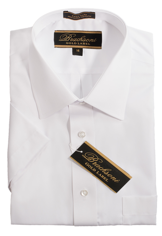 gold label mens dress shirts Gold Label Short Sleeves – Brachsoni Shirts